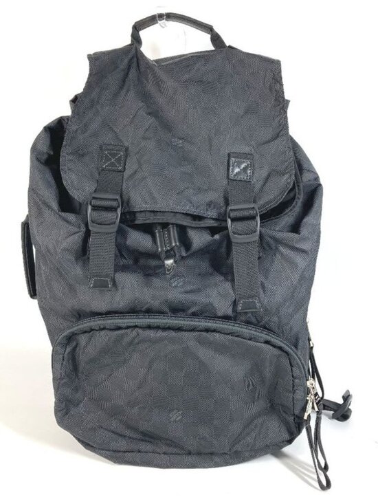 Louis Vuitton Backpack Light Pack Galaxy Leather Nylon Black main image 6